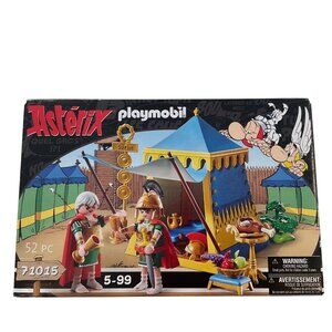 Playmobil Asterix Roman Banquet Tent 71015 52-Piece Set Ages 5-99  Legionnaires